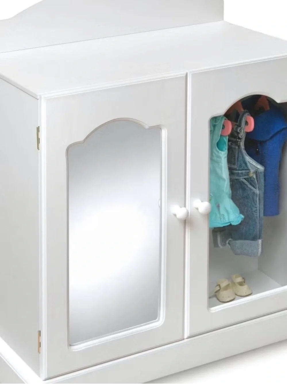 Our generation 4 American Girl Doll wardrobe chifforobe closet sturdy & complete